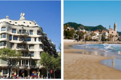 Yoga am Meer, Sitges und Barcelona